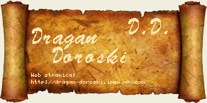 Dragan Doroški vizit kartica